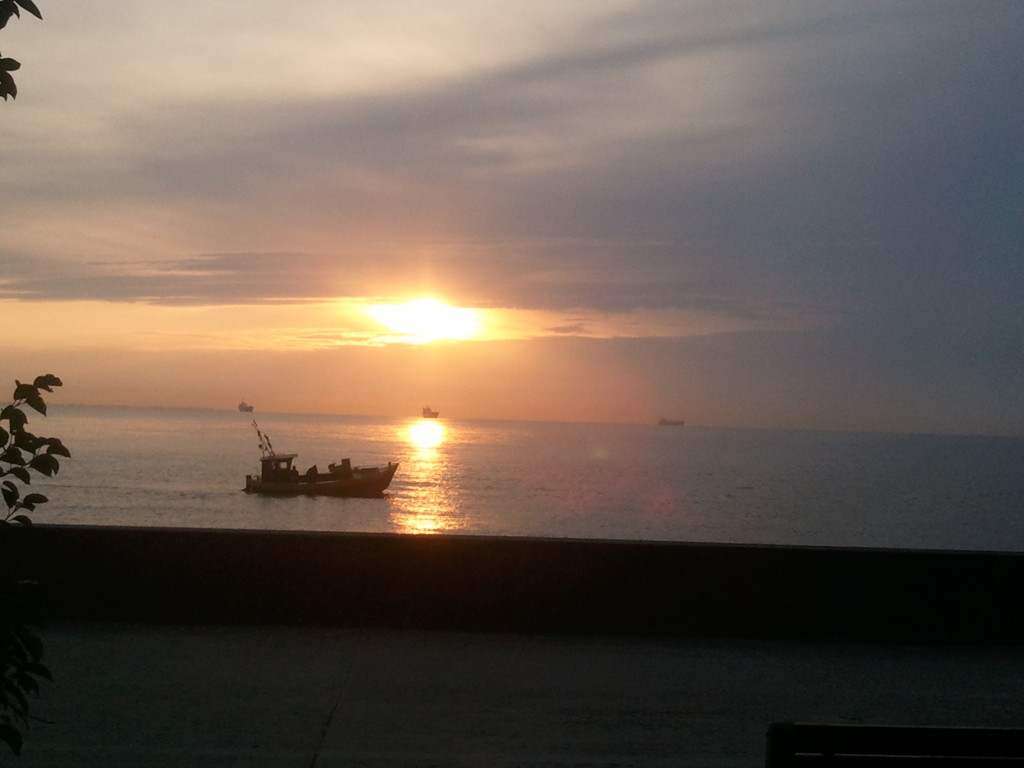 Wschód słońca Gdynia Karolina Plata